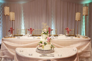 A Wedding Table Setup on Castelli Ballroom