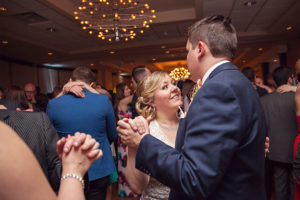 Melissa and Alex Dancing on their Wedding Ceremony in Castelli Ballroom