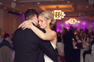 A Couple Dancing on their Wedding Ceremony in Castelli Ballroom